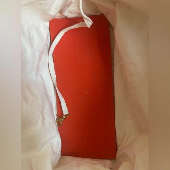 EUC Love Thy Beast Canvas Pet Carrier Tote in Natural & Orange - Picture 9 of 12